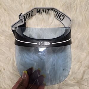 Dior Kids Black and Blue Visor